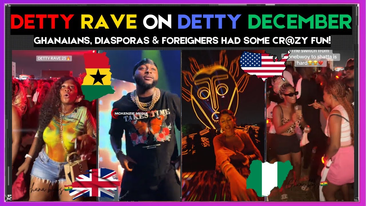 🇬🇭🇺🇸 W!LD: DETTY RAVE ON DETTY DECEMBER 2025 | GHANAIANS & FOREIGNERS HAD CR@ZY FUN | Kamma Dyn