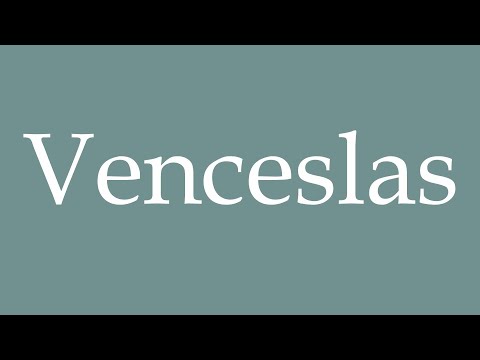 How to Pronounce ''Venceslas'' (Wenceslas) Correctly in French