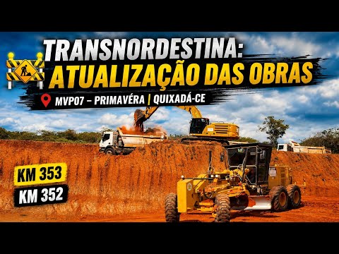 Obras transnordestina,  localidade primavéra Quixadá Ceará,  mvp07 .