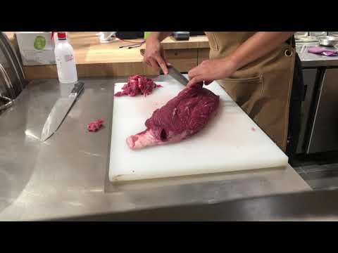 平鐵牛排分切 flat iron steak