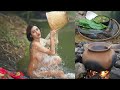 Amazing Girls Cooking Grills Snakehead Fish Recipe,Eating Delicious,Cooking Skills