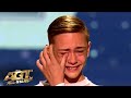 Nervous 14 Y O Winner Of Romania S Got Talent IN TEARS As He Enters America S Got Talent All Stars