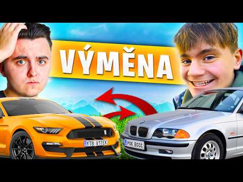 Vyměnil jsem si Auto s YouTuberem na 24 Hodin! (rozbil jsem mu ho)