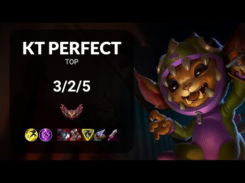 KT PerfecT Gnar vs Poppy TOP - KR GRANDMASTER Patch 14.20
