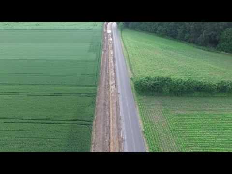L117 / Elsumer Weg:   Bau des Kreisverkehr bei  Wassenberg Birgelen