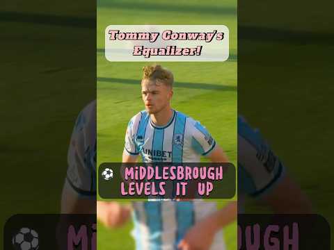 🔥 Tommy Conway's Volley Magic! ⚽ | Norwich City vs Middlesbrough #norwichcity #middlesbrough #efl