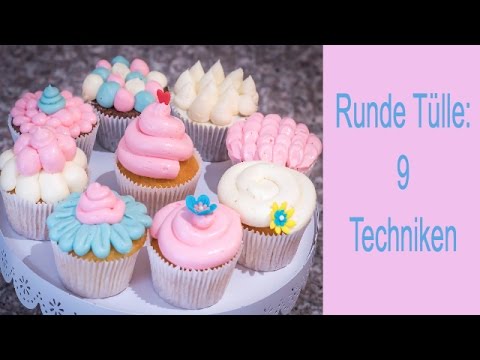 Torten verzieren mit Spritzbeutel - Tüllenarten & Anleitungen