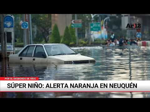 Neuquén bajo el agua: decretaron alerta naranja por la crecida de los ríos