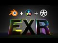 Tutorial Real Time EXR Workflow DaVinci Resolve Blender