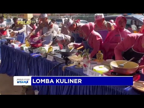 POLRES ACEH BARAT DAYA LOMBA KULINER DALAM RANGKA HARI BHAYANGKARA KE-78