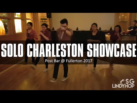 Lindy Hop SG - Solo Charleston Performance Post Bar, Fullerton Hotel, 2017
