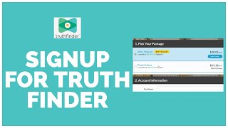 TruthFinder Sign Up: How to Open/Create Truth Finder Account 2023