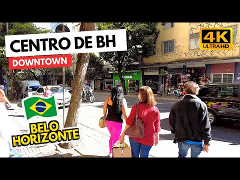 🇧🇷 Walking in Downtown, Belo Horizonte, Brazil・[4K] 2021