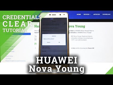 How to Clear Credentials in HUAWEI Nova Young – Remove Certificates