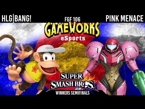 For Glory Friday #106 - HLG|BANG! (Diddy Kong) Vs. Pink Menace (Samus) - Winners Semifinals