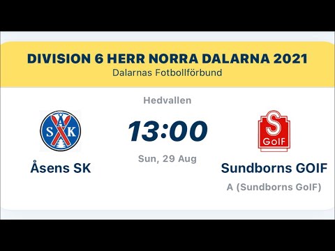 Åsen SK - Sundborn , andra halvlek