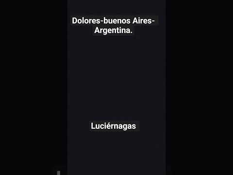Dolores -buenos Aires-argentina. Luciérnagas