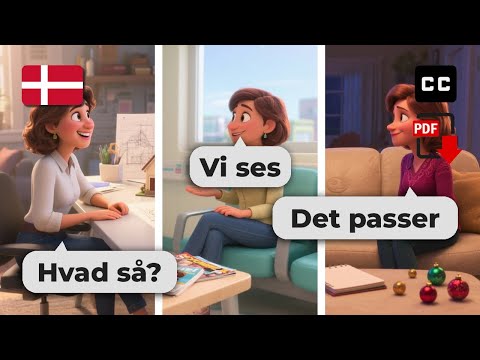Master Danish Conversations Fast 🇩🇰 7 Easy Dialogues for A2-B1 Learners!