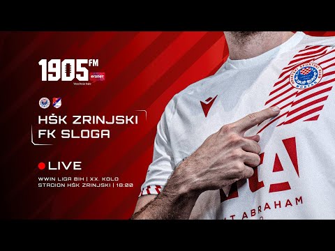 1905FM by ERONET LIVE | HŠK Zrinjski Mostar - FK Sloga