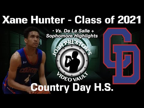 Xane Hunter (Country Day 2021 PG) - Vs. De La Salle + Sophomore Highlights