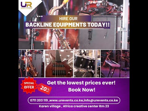 Pro Backline Gear for Your Event – Book Now & Save!