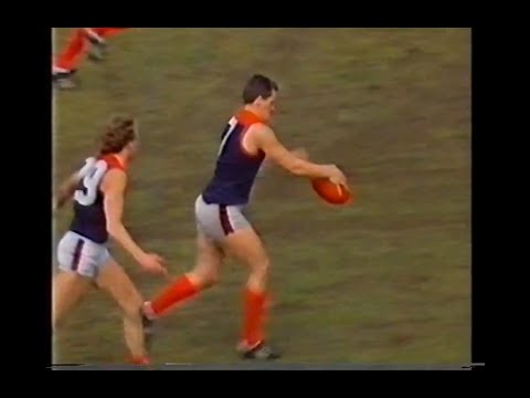 1990 - West Coast Eagles v Melbourne - Highlights - Round 20 - Subiaco - AFL