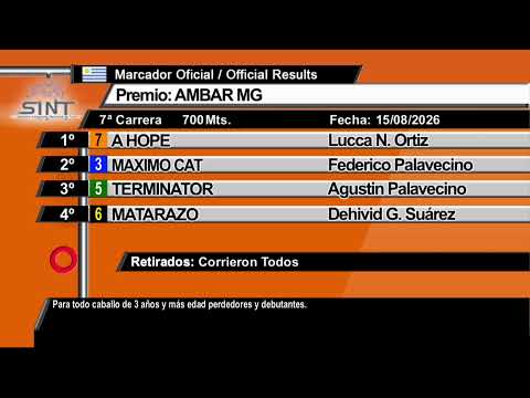 15/08/26 SINT HIPODROMO SAN FELIX PAYSANDU I EN VIVO