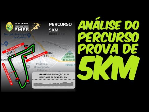 Percurso 5km PMPR  NOTURNA CEL. SARMENTO #ProvaPM