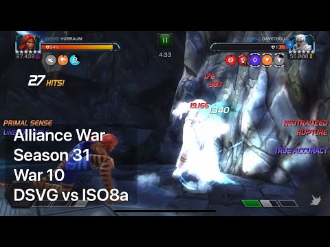 MCOC AW S31 War 10 - vs ISO8a - A Wild Stripper Storm Appeared Again