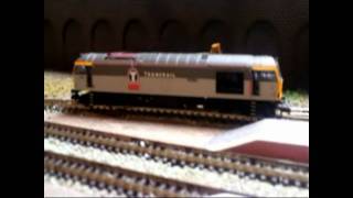 preview picture of video 'Graham Farish 150, 47 and 60 on a new N Gauge layout i am Building'