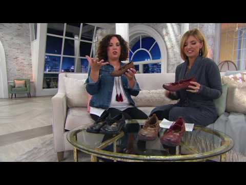 Earth Origins Leather Bungee Lace Slip-ons - London on QVC