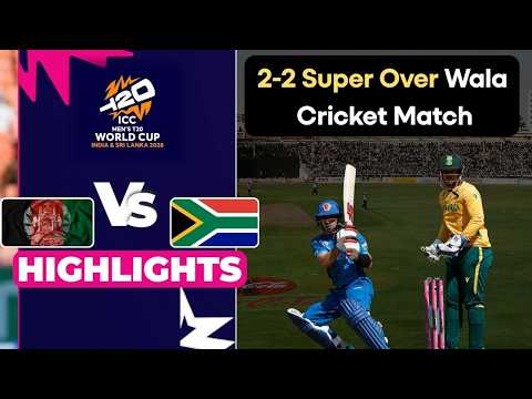 Afghanistan vs South Africa Double Highlights | Super Over Rules Explained | T20 World Cup 2026