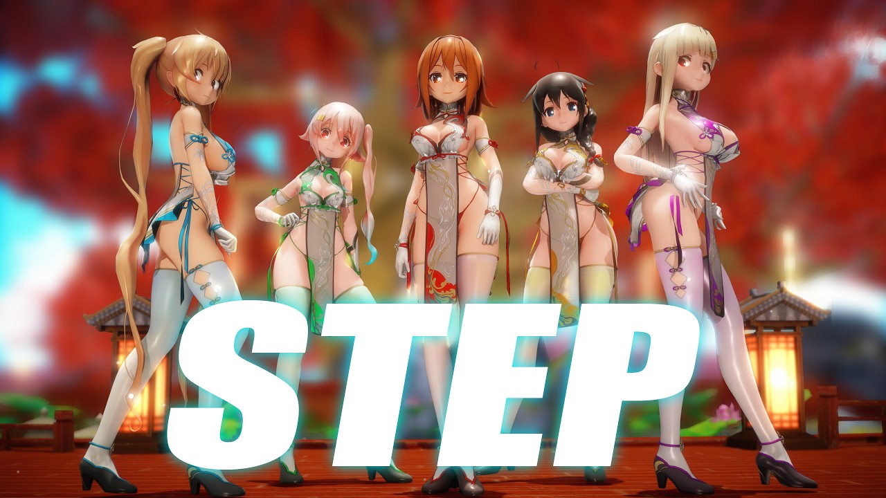 【艦これ】白露型で KARA - STEP【4K】【MMD】【カメラ配布/Camera DL】