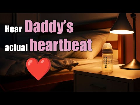 Fall asleep to Daddy's actual heartbeat - SLEEP AID | ASMR Roleplay | CGLG | Comforting | Safe Place