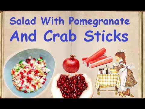 Salad With Pomegranate And Crab Sticks / Book of recipes / Bon Appetit