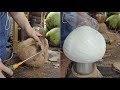 Coconut Knife Skills Satisfying