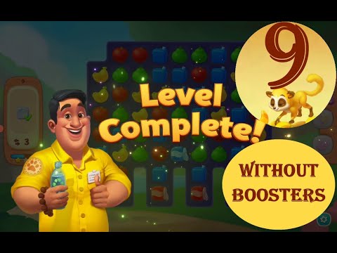 Wildscapes Level 9 - [12 moves] [2022] [HD] solution of Level 9 Wildscapes[No Boosters]