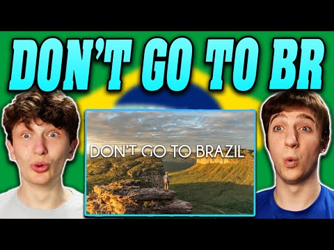 American Guys React to Don't Go To Brazil (GRINGOS REAGEM)
