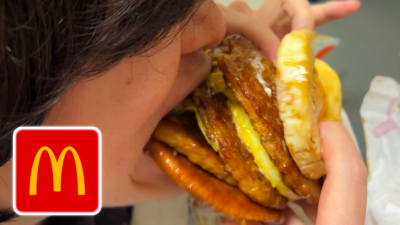 【マック新作】超巨大ハンバーガー