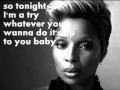 Mary J. Blige Don't Mind Lyrics