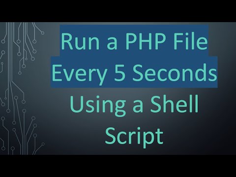 Run a PHP File Every 5 Seconds Using a Shell Script