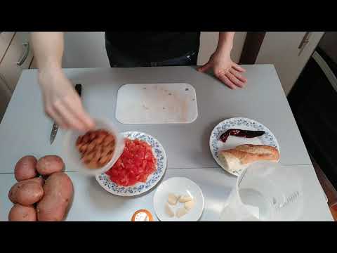 Patatas en Ajopollo - Receta típica de Almería España