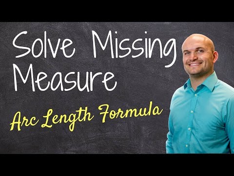 Find the sector length or angle using arc length formula Video