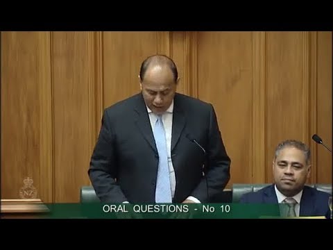 Question 10 - Paul Goldsmith to the Minister of Employment