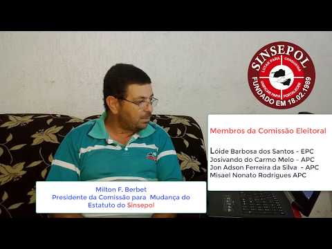 LANÇAMENTO MUDANÇA ESTATUTO   DO SINSEPOL - PC/RO