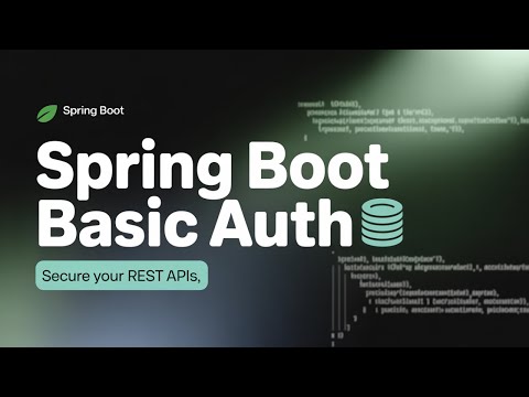 Implementing Database Driven Basic Authentication In Spring Boot Restful Services Spring Security