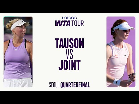 Clara Tauson vs. Maya Joint | 2025 Seoul Quarterfinal | WTA Match Highlights