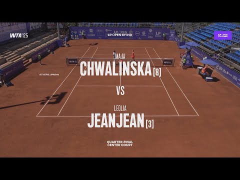 (8) Maja Chwalinska (POL) vs  (3) Leolia Jeanjean (FRA) - Game, Set, Match