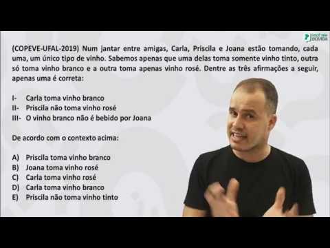 ASSOCIAÇÕES LÓGICAS - VERDADES E MENTIRAS - COPEVE UFAL