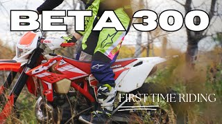 TRYING A BETA 300cc 2 STROKE FOR THE FIRST TIME | WAYY TOO FAST!!